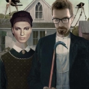 Half Life/American Gothic Mashup