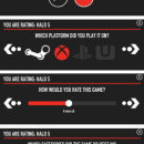 Game rating user flow